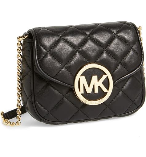 michael kors small flap leather quilted crossbody purse|Michael Kors extra small handbags.